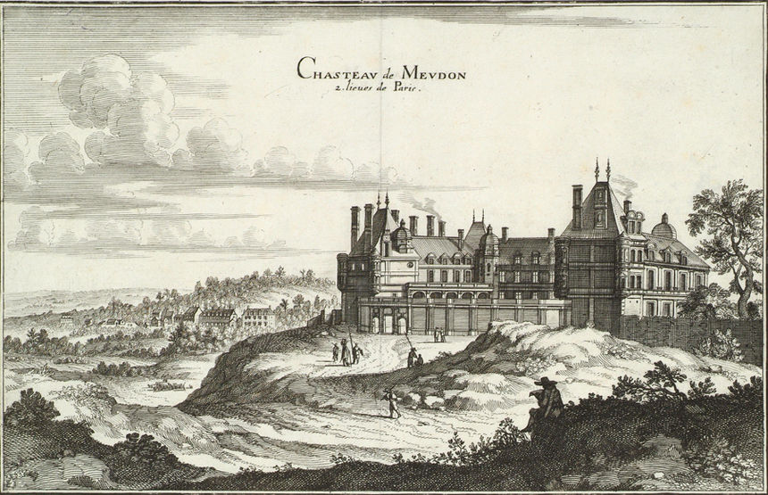 Château de Meudon. 1655. 1Fi/MEU_2