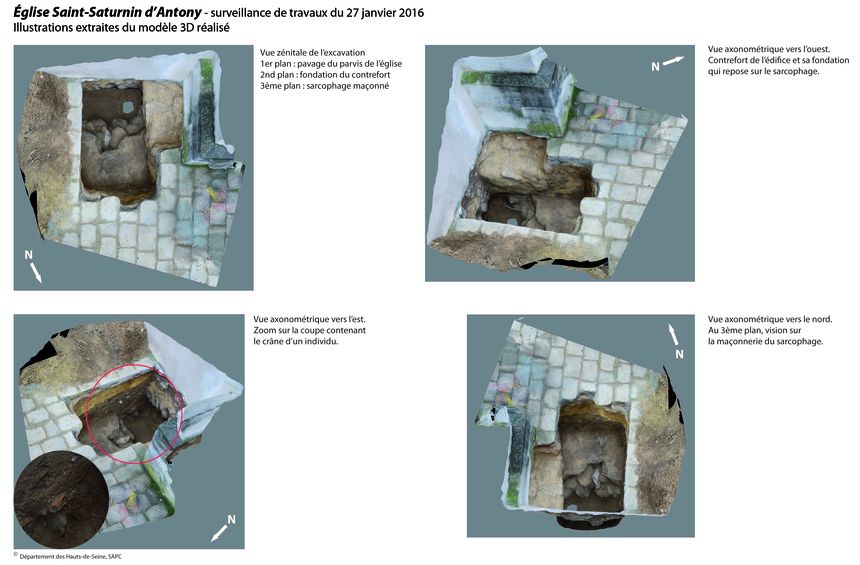 Illustrations extraites de la modélisation en 3D