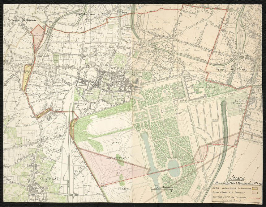 Atlas de la Seine : canton de Sceaux