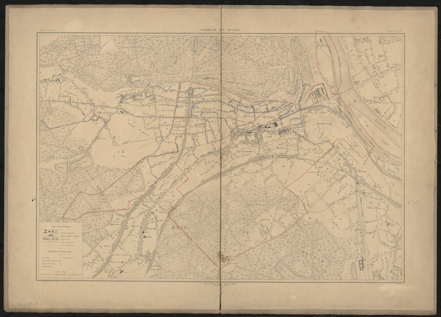 Carte du département de la Seine-et-Oise, échelle 1/5 000