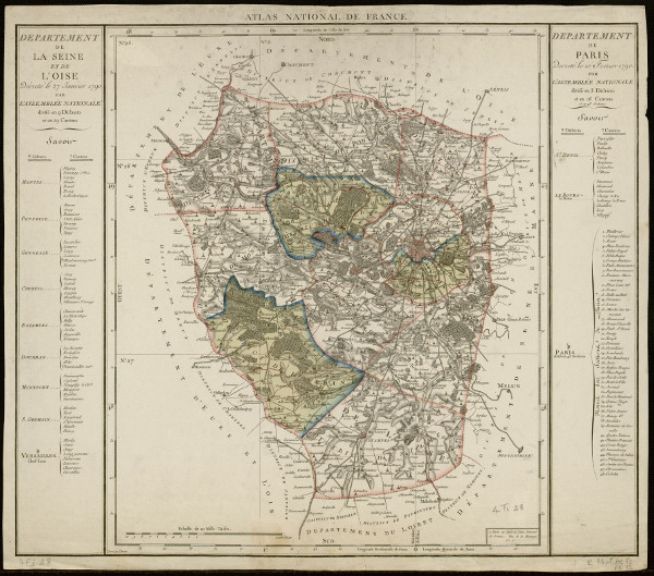 Carte de 1790. 4Fi28