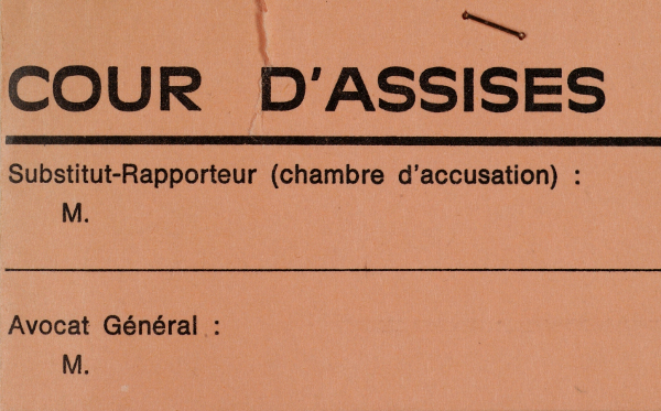 Dossier de cour d'assises