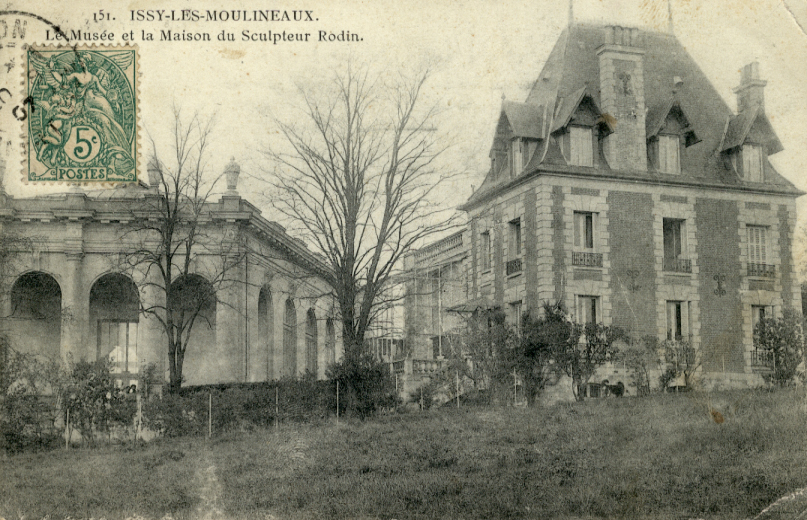 Carte postale de la villa des Brillants de Rodin à Meudon. Début XXe siècle.  9/FI MEU_362