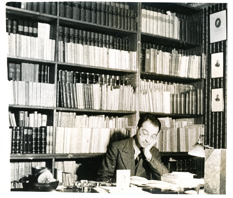 Boris Souvarine à la Bibliothèque d'Histoire Sociale, 1935