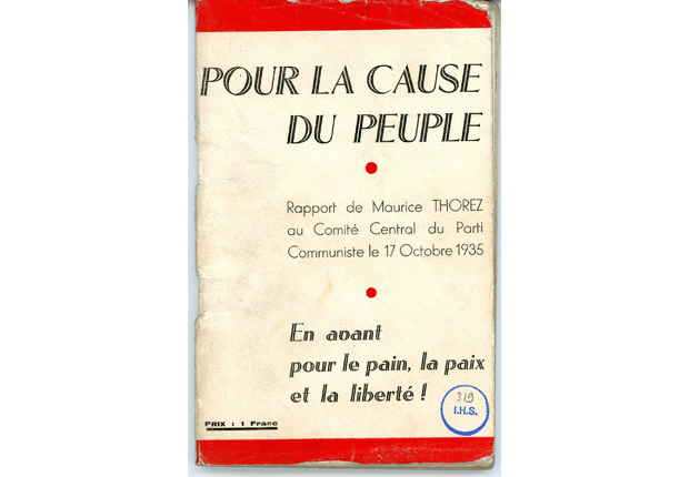 Pour la cause du peuple - 1935