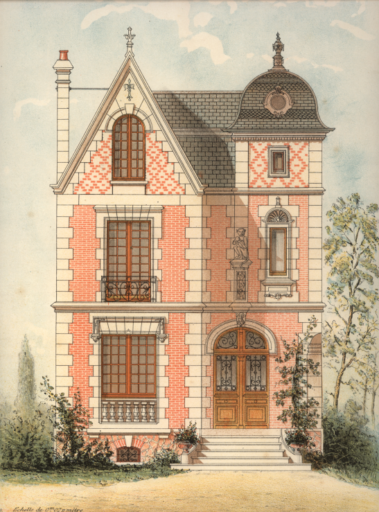 Villa 22, avenue Eugénie, projet des frères Leseine